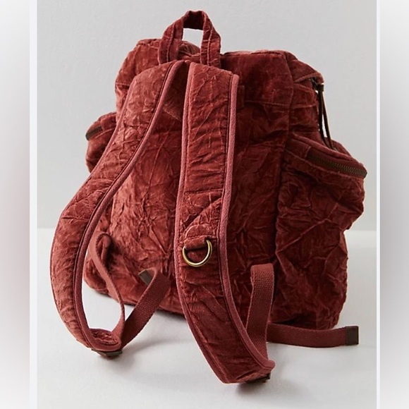 FreePeople Malta Velvet Backpack - Picture 2 of 5